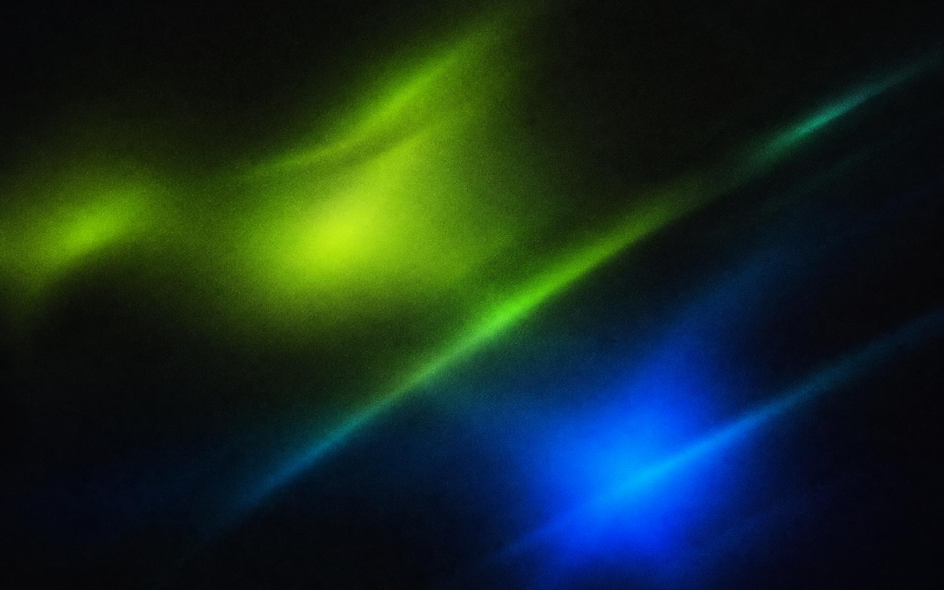 A field of light resolving into five bands